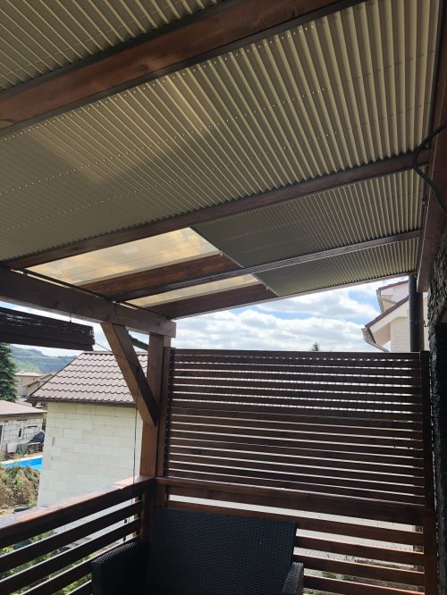 Plisse zimní zahrady